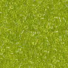 Miyuki delica Beads 11/0 - Transparent chartreuse DB-712